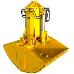 Грейфер электрогидравлический двухчелюстной