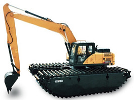 Экскаватор-амфибия LOJAN LJ115XL
