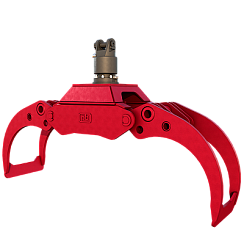 Грейферный захват для леса с горизонтальным гидроцилиндром (лесозахват)