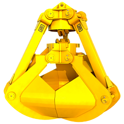 Грейфер  канатный трехчелюстной